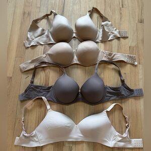 SOMA bras EUC Cream, Gray, Tan
